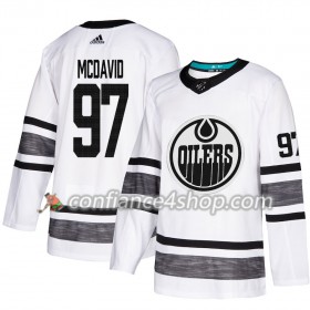 Adidas Maillot de Hockey Edmonton Oilers Connor McDavid 97 2019 All-Star Blanc Authentic - Homme